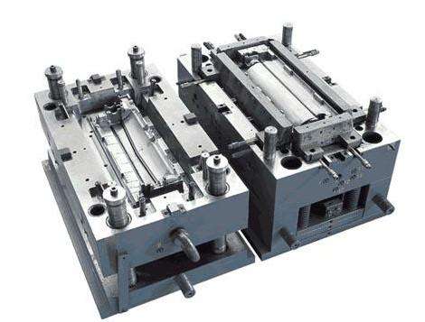 注塑模具動(dòng)、定模采用鑲塊形式